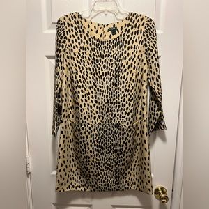 Jcrew leopard dress